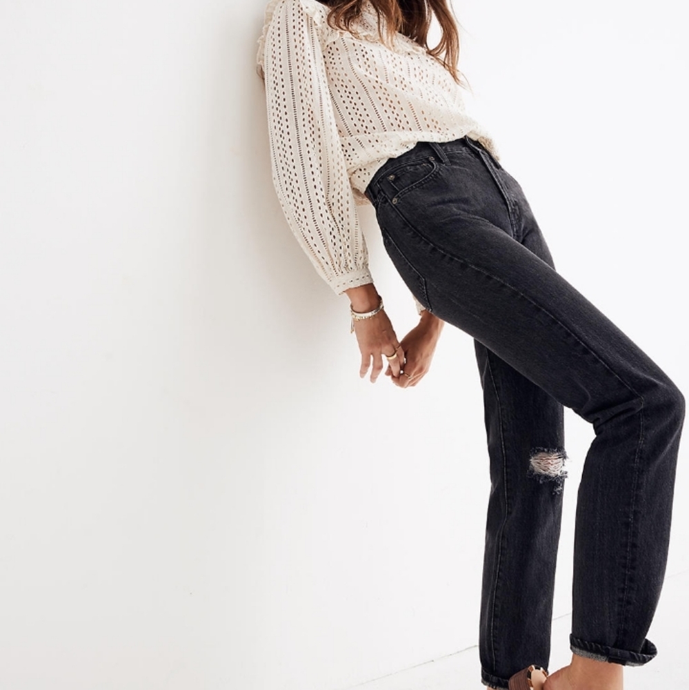 MADEWELL THE PERFECT VINTAGE JEAN IN ROXSTONE WASH WOMENS SZ 29